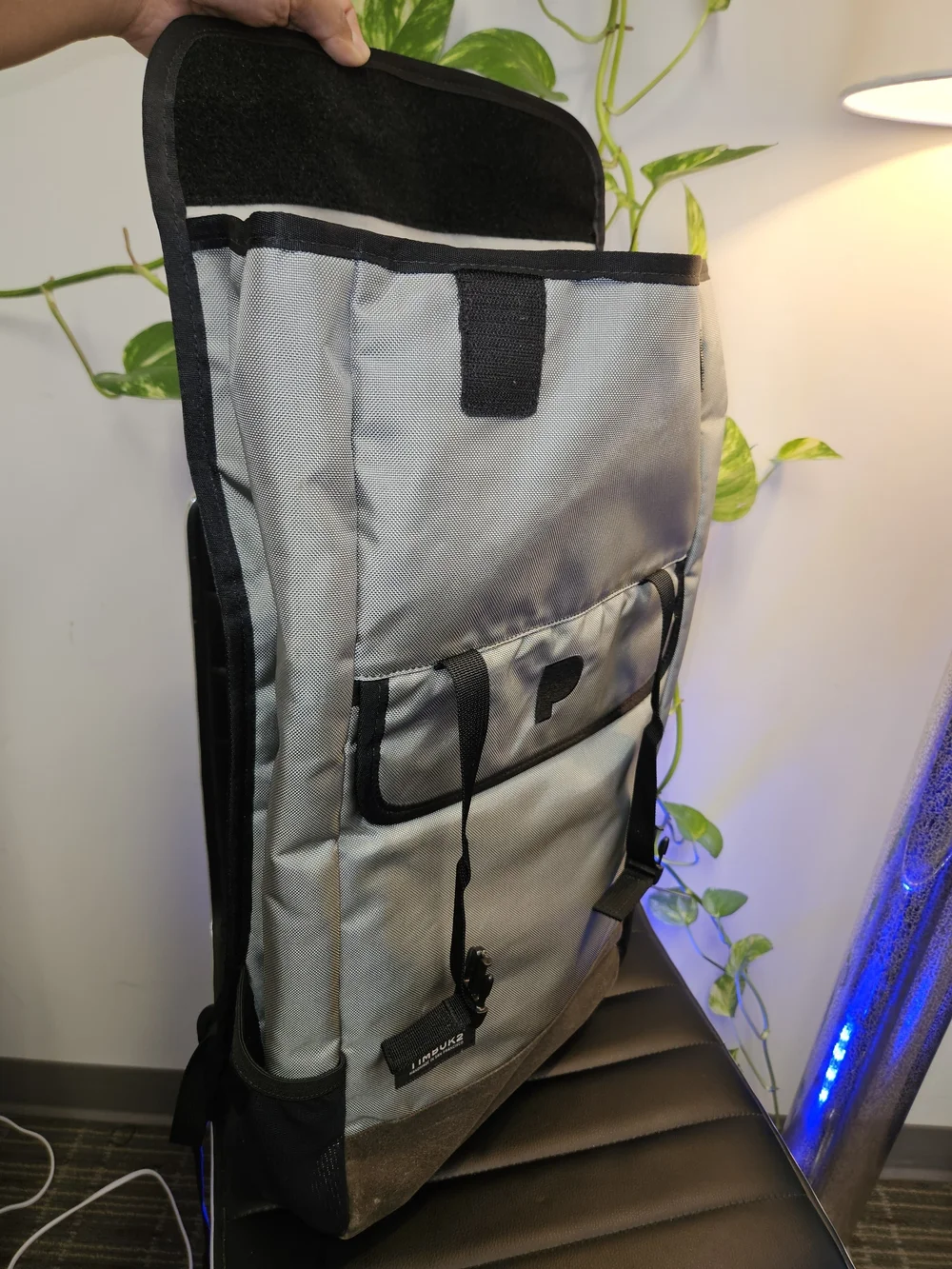 Timbuk2 Men's Silver Gray Roll-Top Backpack One Love Edition